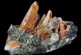 Quartz Crystals With Hematite - Jinlong Hill, China #35948-2